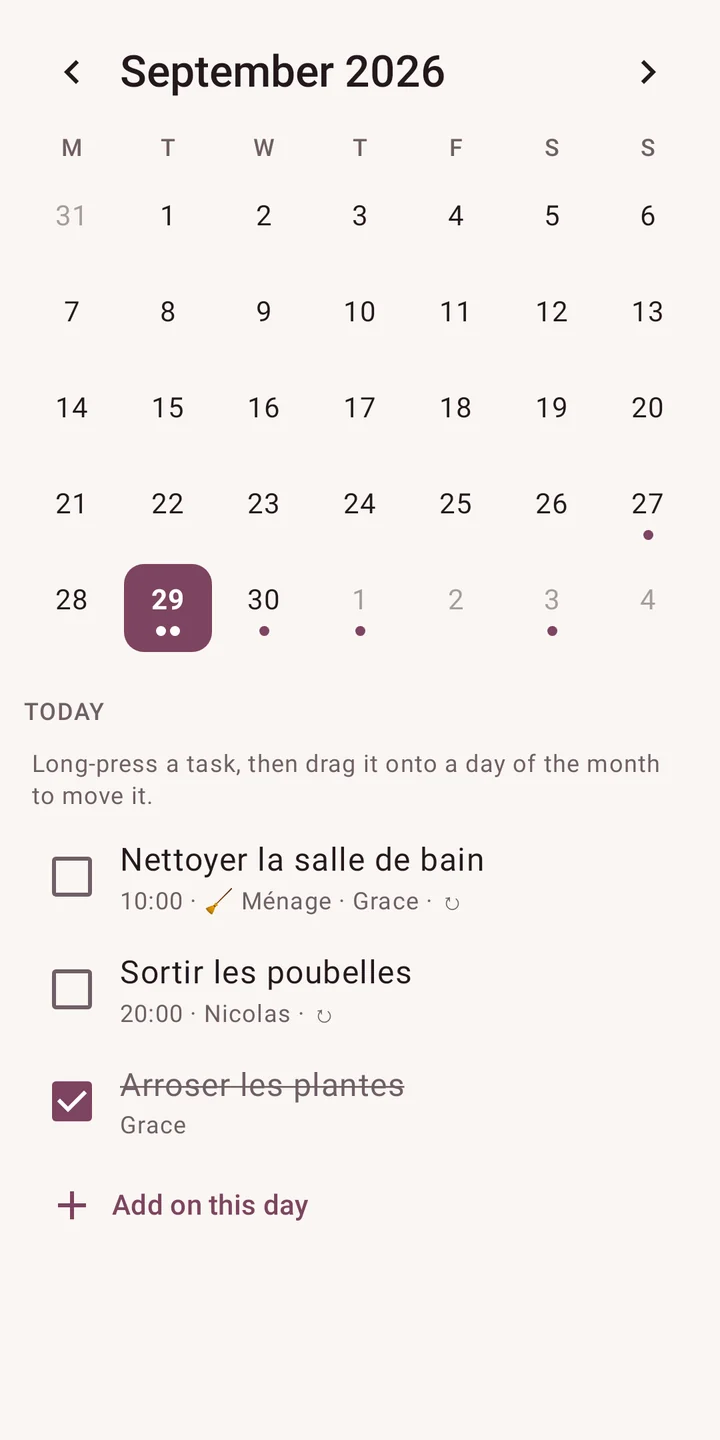 Calendar