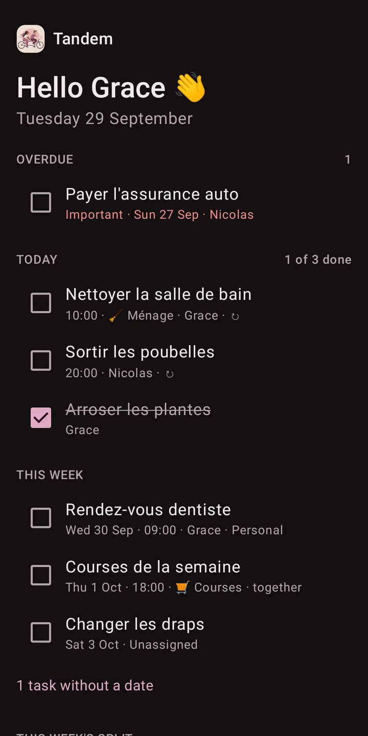 Dark mode