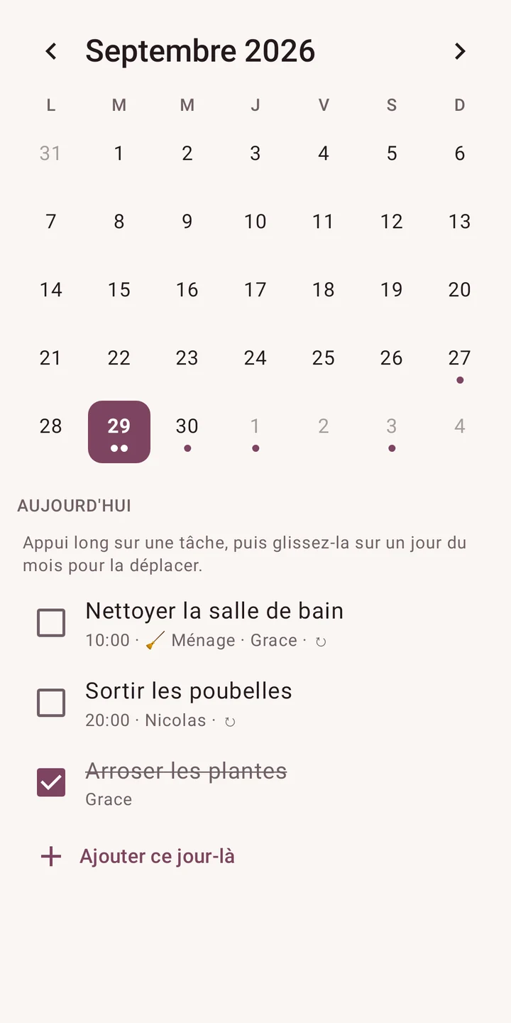 Calendrier